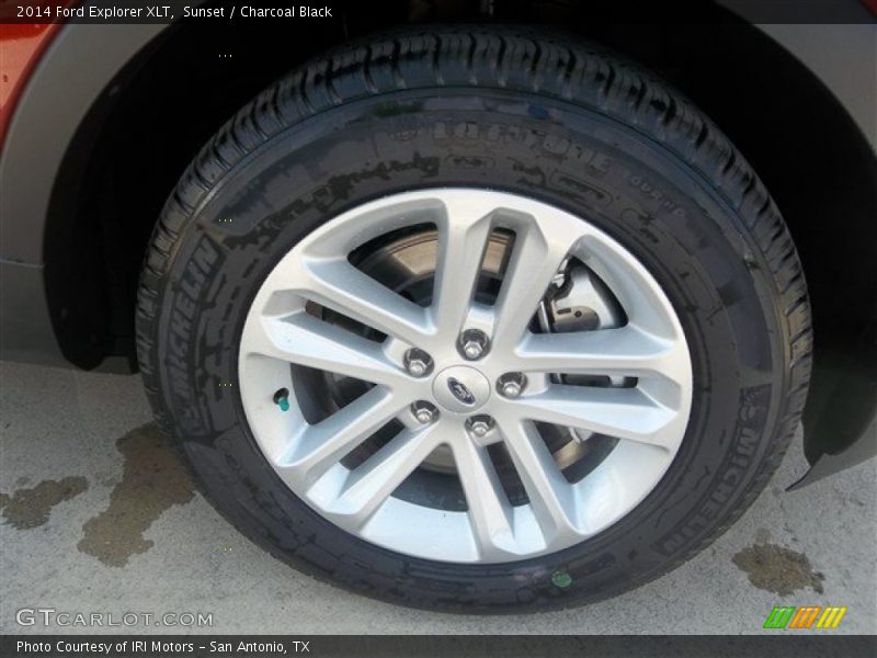 Sunset / Charcoal Black 2014 Ford Explorer XLT