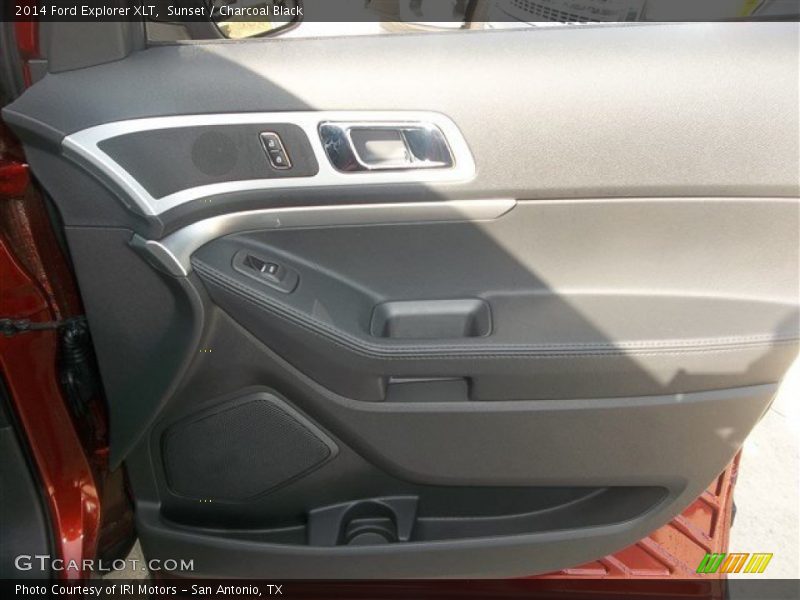 Sunset / Charcoal Black 2014 Ford Explorer XLT