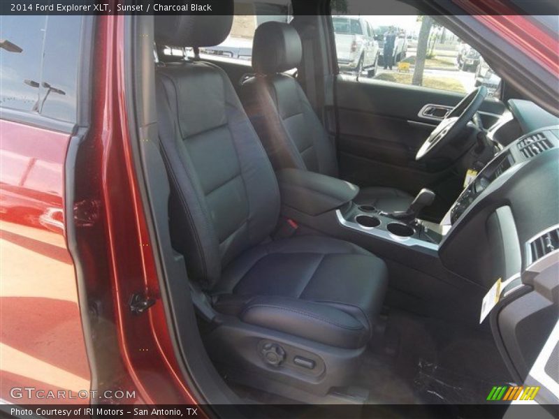Sunset / Charcoal Black 2014 Ford Explorer XLT