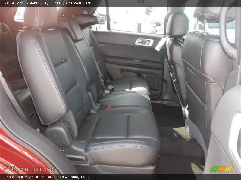 Sunset / Charcoal Black 2014 Ford Explorer XLT