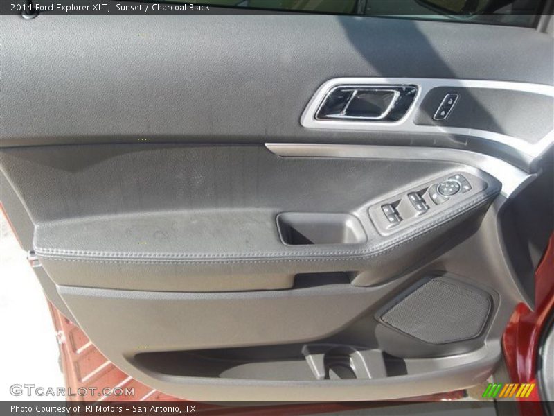 Sunset / Charcoal Black 2014 Ford Explorer XLT