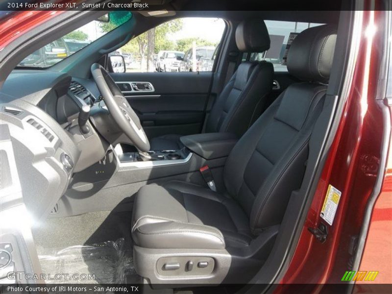 Sunset / Charcoal Black 2014 Ford Explorer XLT