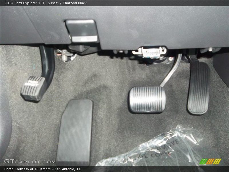 Sunset / Charcoal Black 2014 Ford Explorer XLT