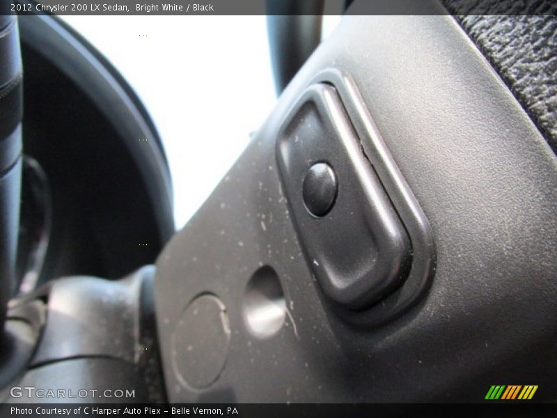 Bright White / Black 2012 Chrysler 200 LX Sedan