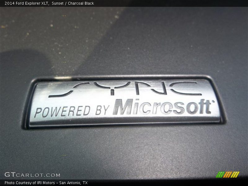 Sunset / Charcoal Black 2014 Ford Explorer XLT