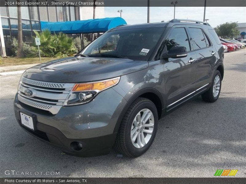 Sterling Gray / Charcoal Black 2014 Ford Explorer XLT