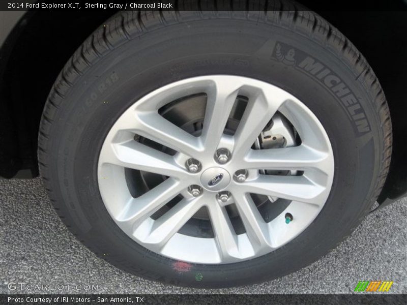 Sterling Gray / Charcoal Black 2014 Ford Explorer XLT