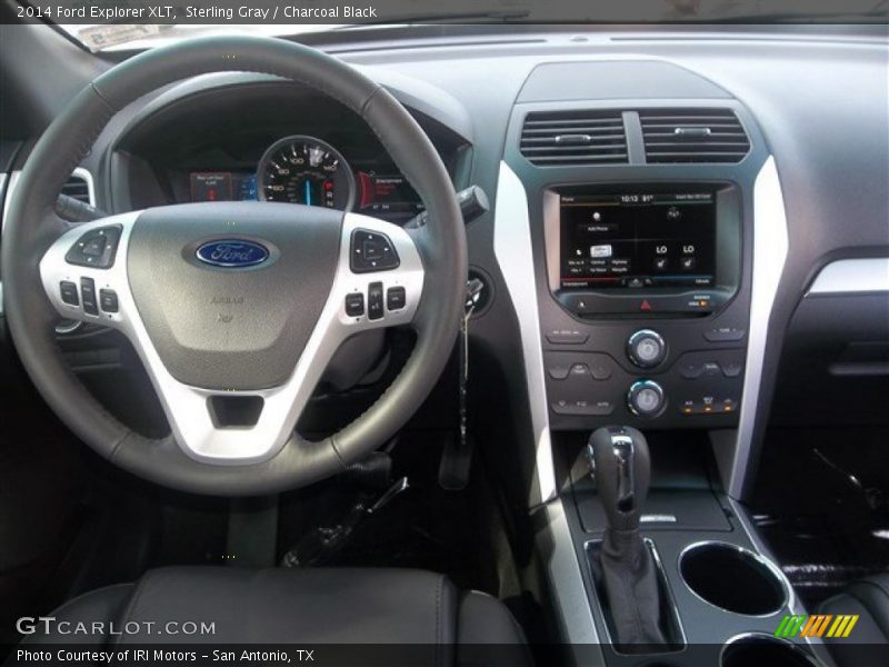 Sterling Gray / Charcoal Black 2014 Ford Explorer XLT