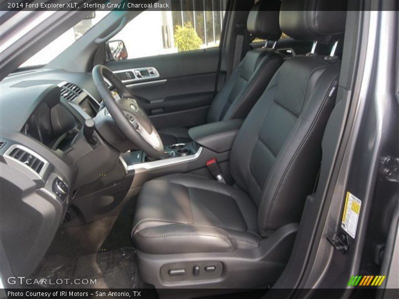 Sterling Gray / Charcoal Black 2014 Ford Explorer XLT