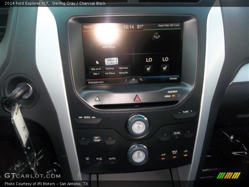 Sterling Gray / Charcoal Black 2014 Ford Explorer XLT