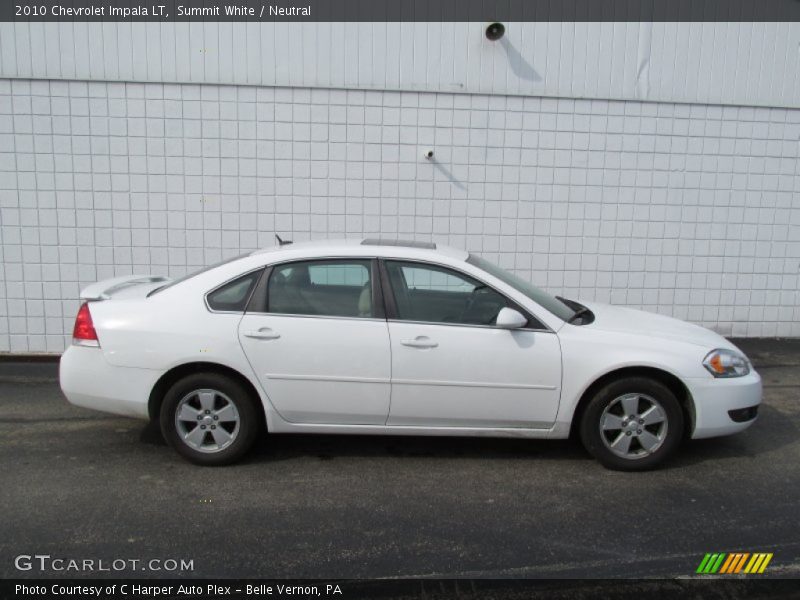 Summit White / Neutral 2010 Chevrolet Impala LT