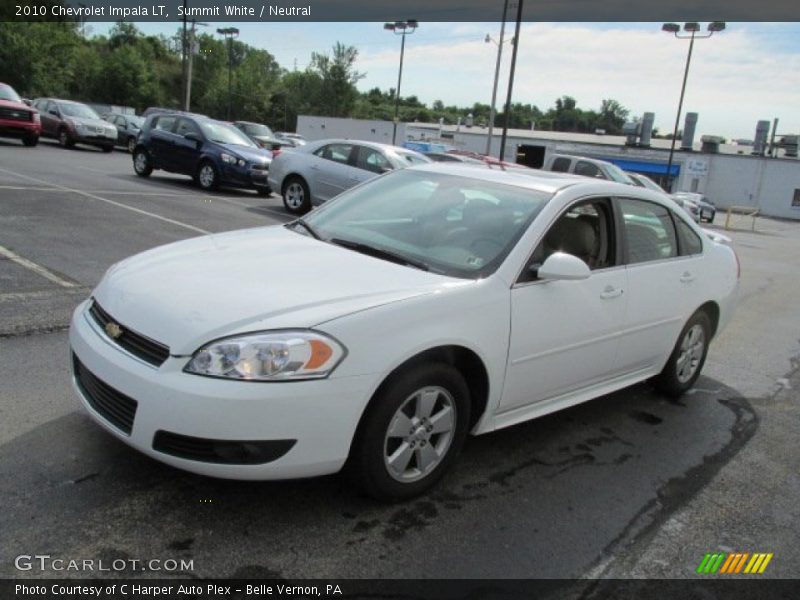 Summit White / Neutral 2010 Chevrolet Impala LT