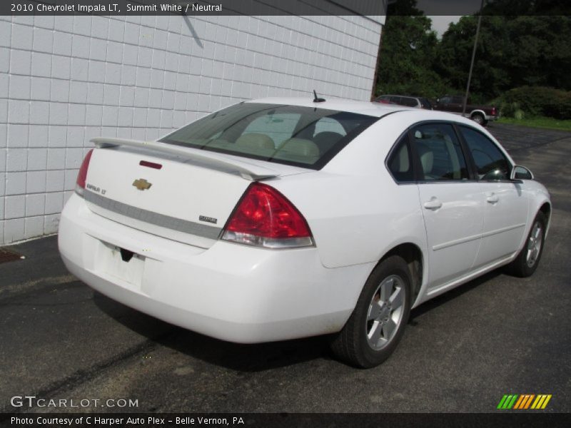 Summit White / Neutral 2010 Chevrolet Impala LT