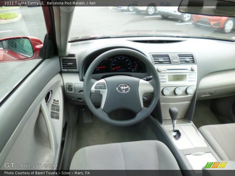 Barcelona Red Metallic / Ash 2011 Toyota Camry LE