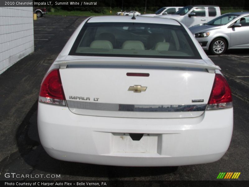 Summit White / Neutral 2010 Chevrolet Impala LT