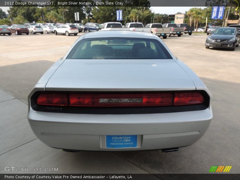 Bright Silver Metallic / Dark Slate Gray 2012 Dodge Challenger SXT