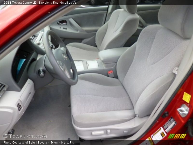 Barcelona Red Metallic / Ash 2011 Toyota Camry LE