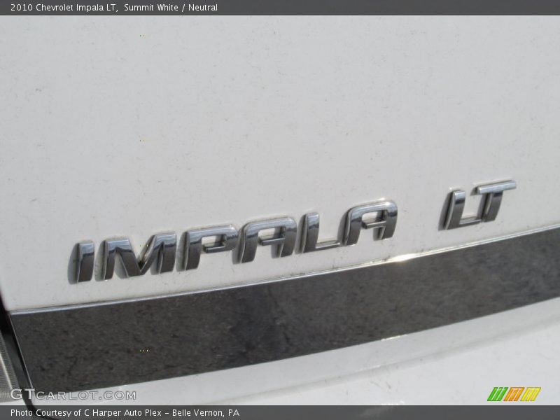 Summit White / Neutral 2010 Chevrolet Impala LT