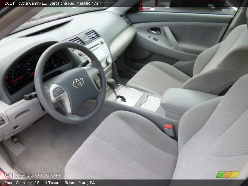 Barcelona Red Metallic / Ash 2011 Toyota Camry LE