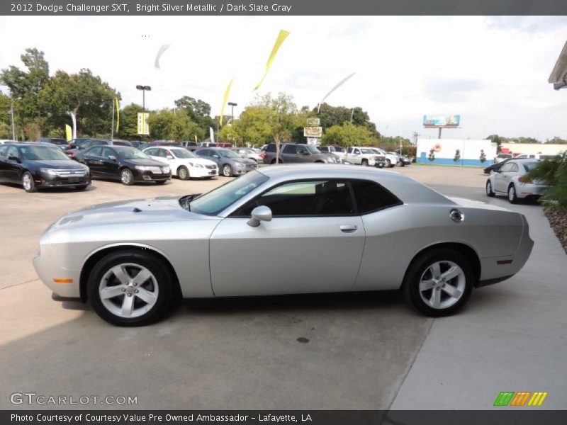 Bright Silver Metallic / Dark Slate Gray 2012 Dodge Challenger SXT
