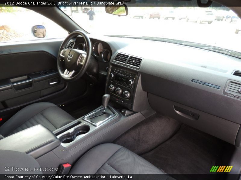 Bright Silver Metallic / Dark Slate Gray 2012 Dodge Challenger SXT