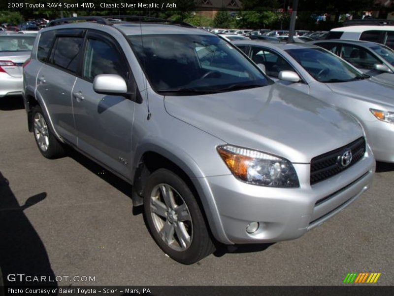 Classic Silver Metallic / Ash 2008 Toyota RAV4 Sport 4WD