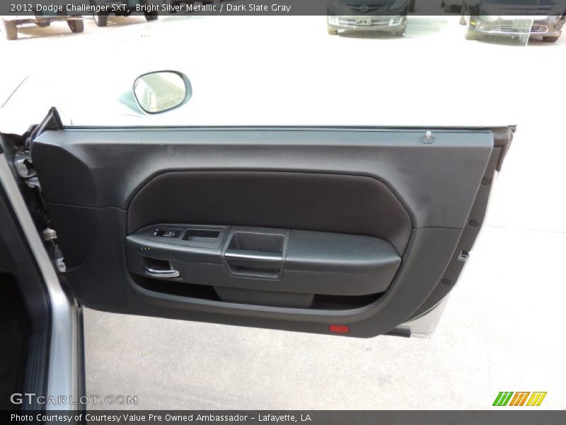Bright Silver Metallic / Dark Slate Gray 2012 Dodge Challenger SXT