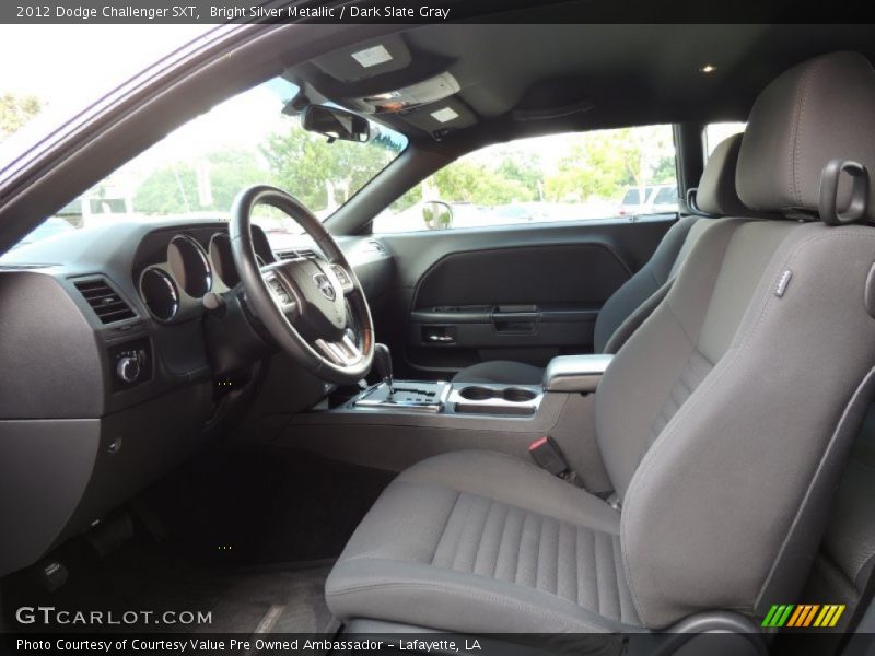 Bright Silver Metallic / Dark Slate Gray 2012 Dodge Challenger SXT