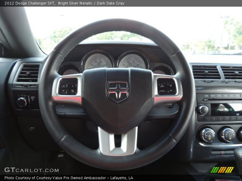 Bright Silver Metallic / Dark Slate Gray 2012 Dodge Challenger SXT
