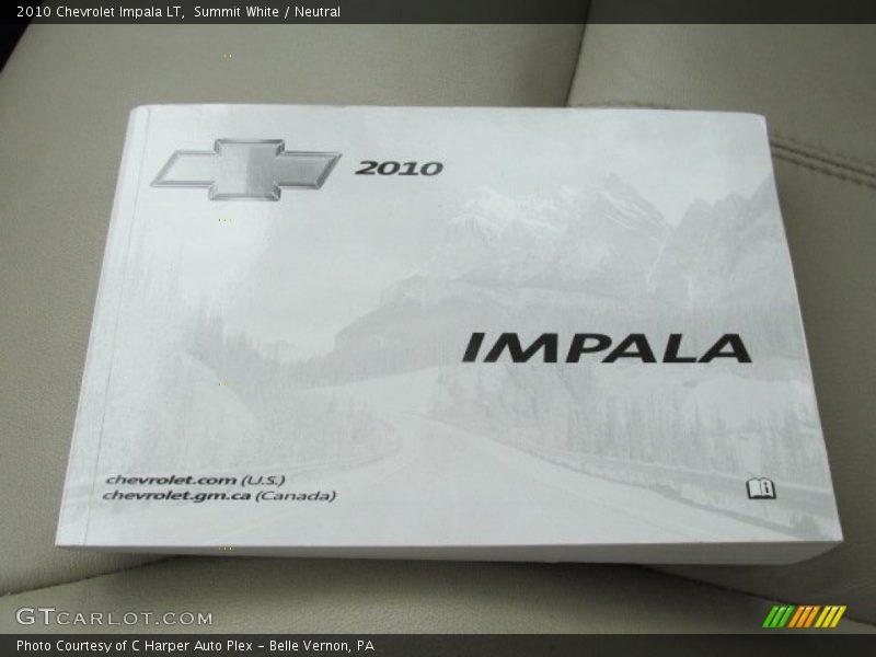 Summit White / Neutral 2010 Chevrolet Impala LT