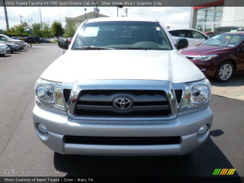 Silver Streak Mica / Graphite Gray 2009 Toyota Tacoma V6 TRD Sport Double Cab 4x4