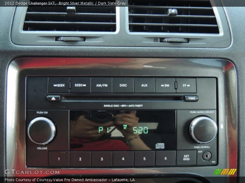 Bright Silver Metallic / Dark Slate Gray 2012 Dodge Challenger SXT