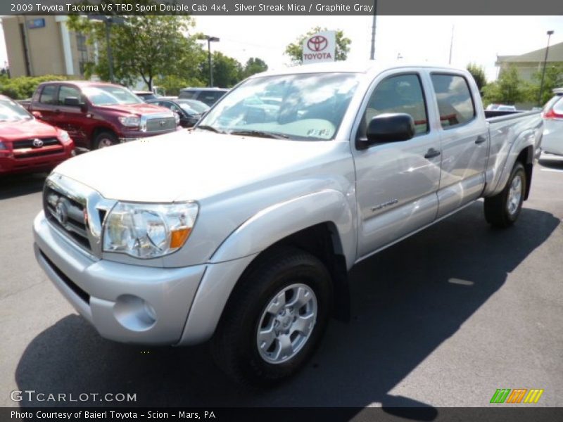 Silver Streak Mica / Graphite Gray 2009 Toyota Tacoma V6 TRD Sport Double Cab 4x4