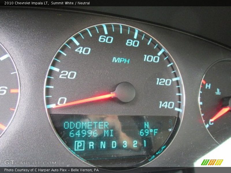 Summit White / Neutral 2010 Chevrolet Impala LT