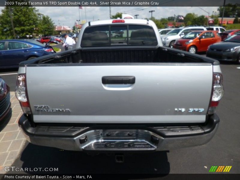 Silver Streak Mica / Graphite Gray 2009 Toyota Tacoma V6 TRD Sport Double Cab 4x4
