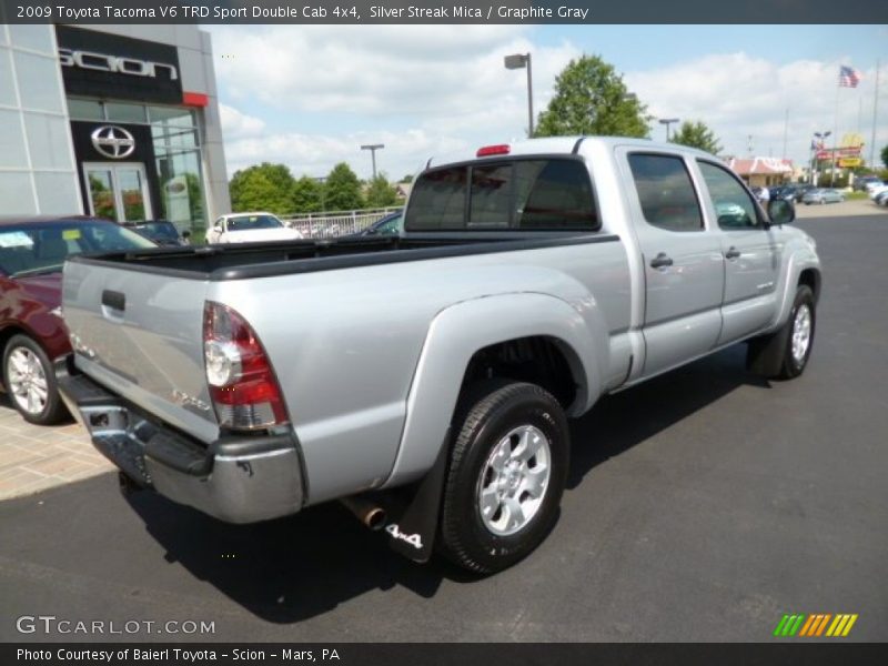 Silver Streak Mica / Graphite Gray 2009 Toyota Tacoma V6 TRD Sport Double Cab 4x4