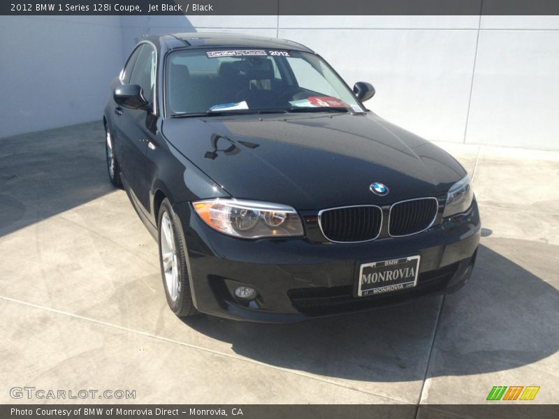Jet Black / Black 2012 BMW 1 Series 128i Coupe