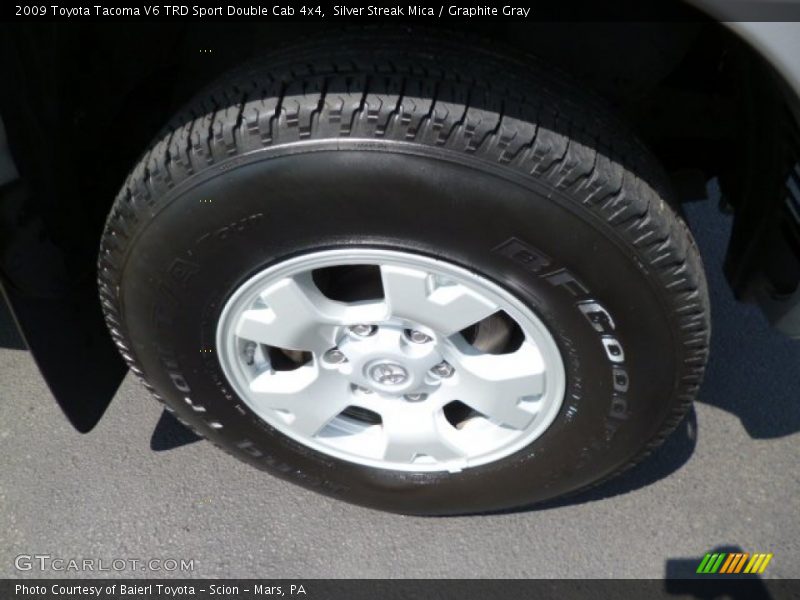 Silver Streak Mica / Graphite Gray 2009 Toyota Tacoma V6 TRD Sport Double Cab 4x4