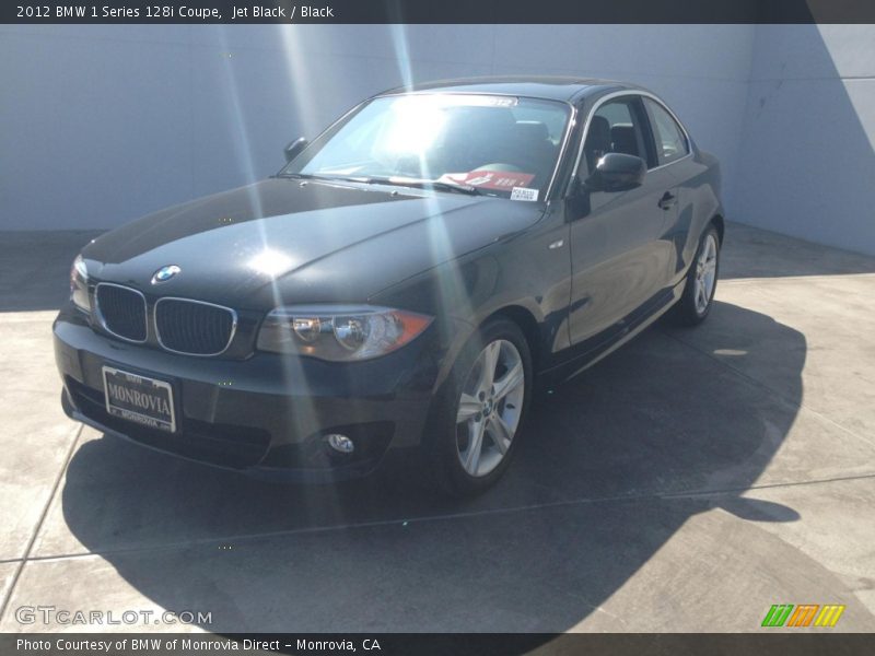 Jet Black / Black 2012 BMW 1 Series 128i Coupe