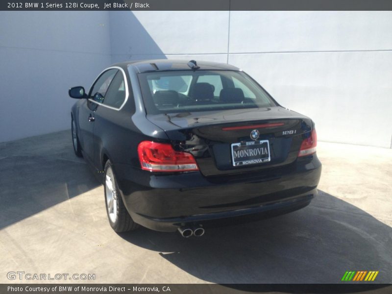 Jet Black / Black 2012 BMW 1 Series 128i Coupe