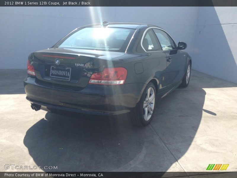 Jet Black / Black 2012 BMW 1 Series 128i Coupe