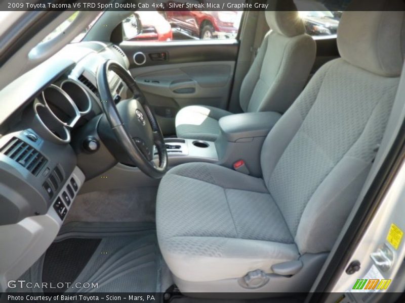 Silver Streak Mica / Graphite Gray 2009 Toyota Tacoma V6 TRD Sport Double Cab 4x4