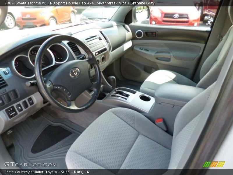 Silver Streak Mica / Graphite Gray 2009 Toyota Tacoma V6 TRD Sport Double Cab 4x4