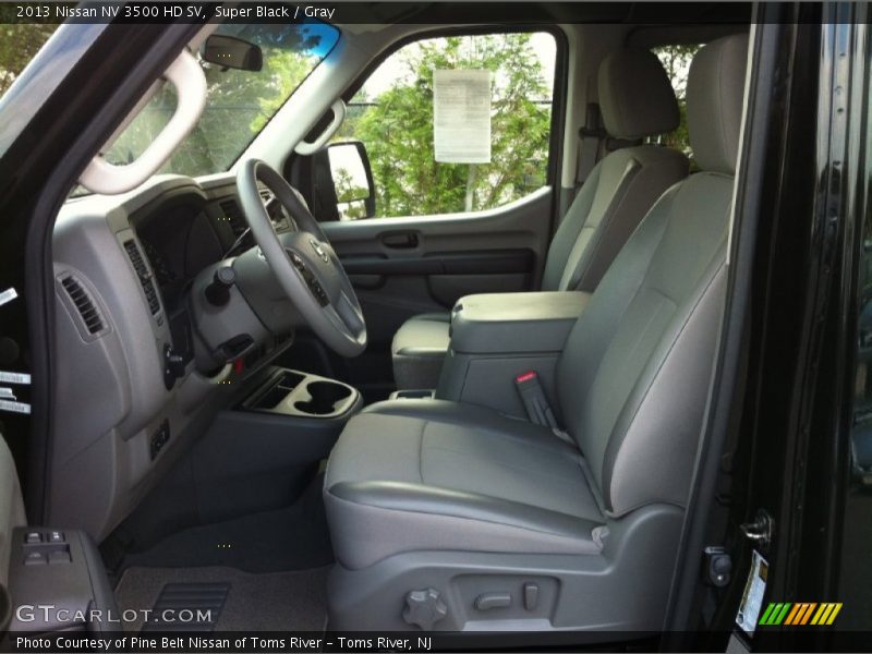 Front Seat of 2013 NV 3500 HD SV