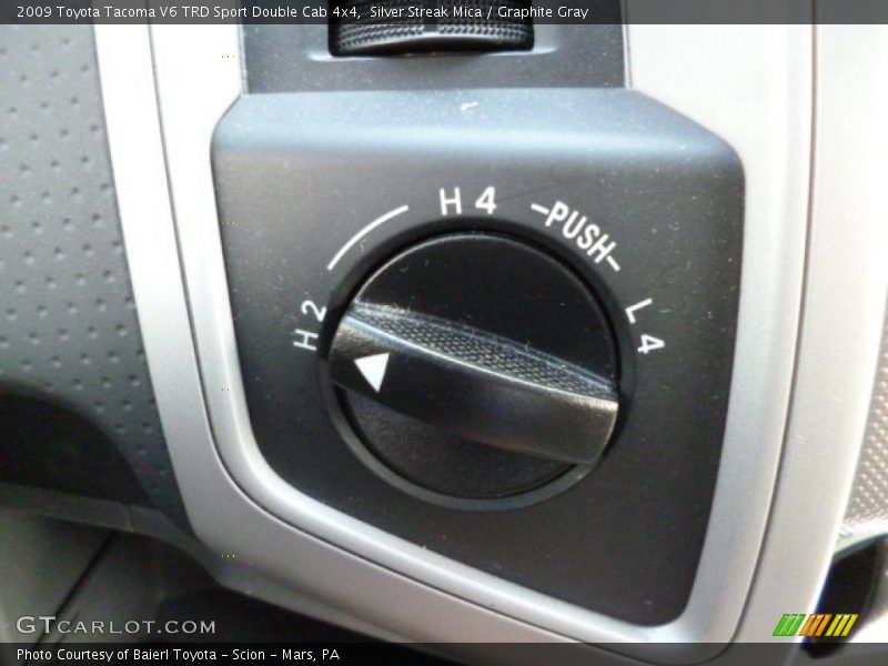 Silver Streak Mica / Graphite Gray 2009 Toyota Tacoma V6 TRD Sport Double Cab 4x4