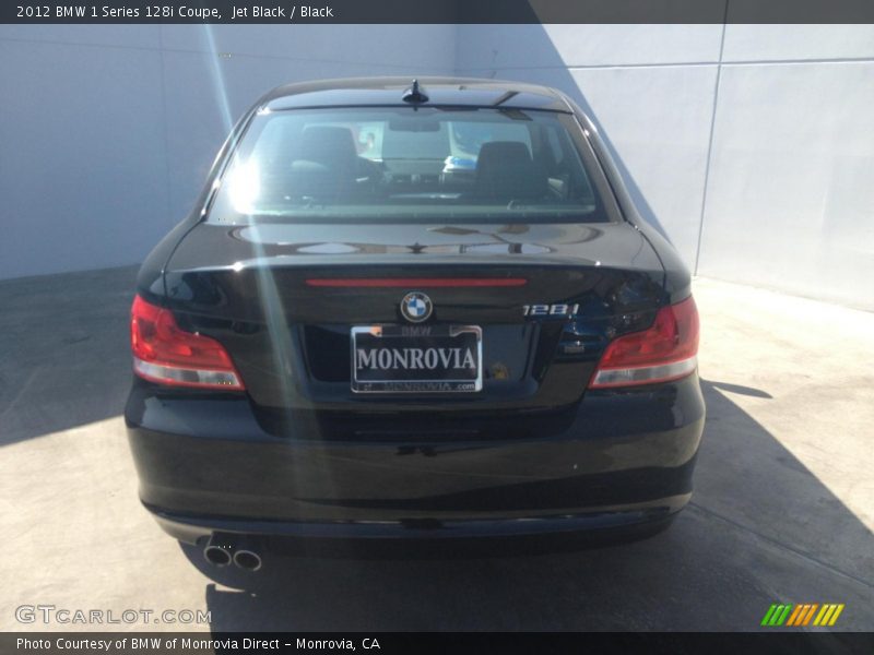 Jet Black / Black 2012 BMW 1 Series 128i Coupe