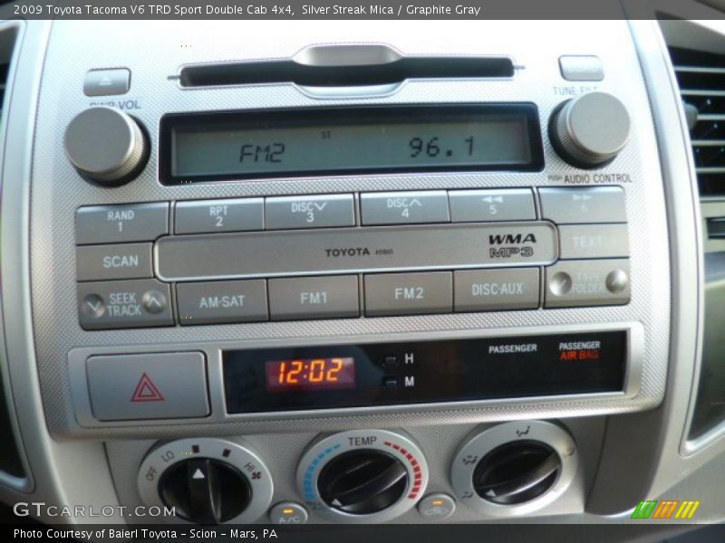 Silver Streak Mica / Graphite Gray 2009 Toyota Tacoma V6 TRD Sport Double Cab 4x4