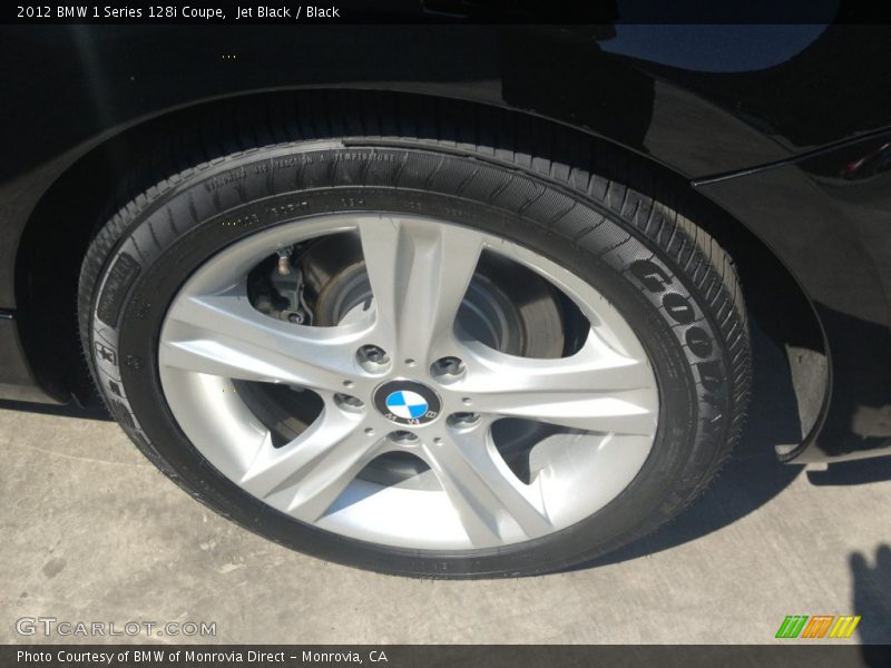 Jet Black / Black 2012 BMW 1 Series 128i Coupe