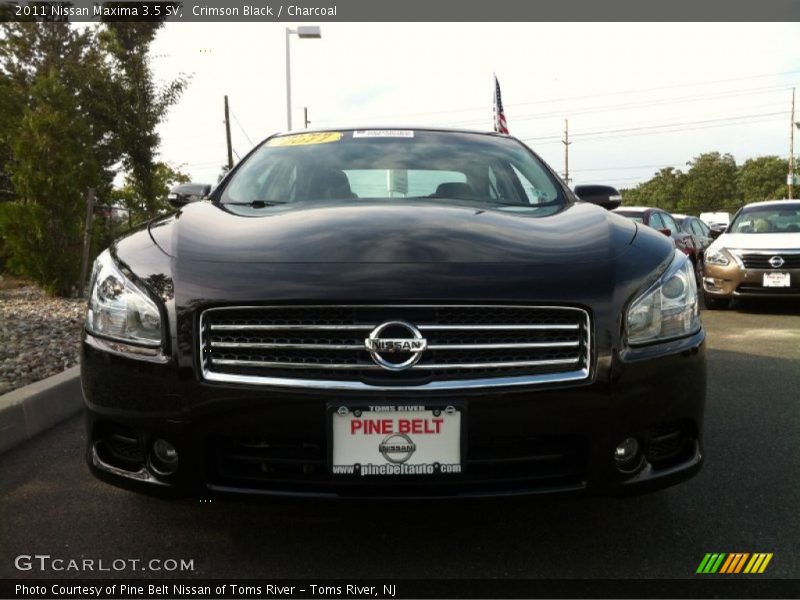 Crimson Black / Charcoal 2011 Nissan Maxima 3.5 SV