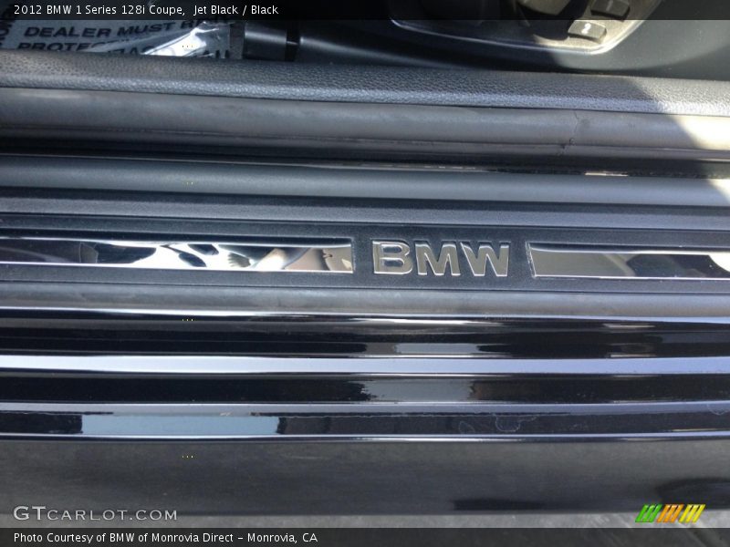 Jet Black / Black 2012 BMW 1 Series 128i Coupe